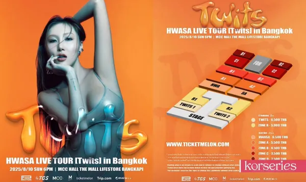 HWASA LIVE TOUR Twits in Bangkok 1