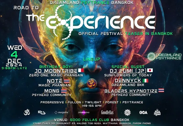 Road To THE EXPERIENCE FESTIVAL Psy Trance Official Festival Teaser in Bangkok