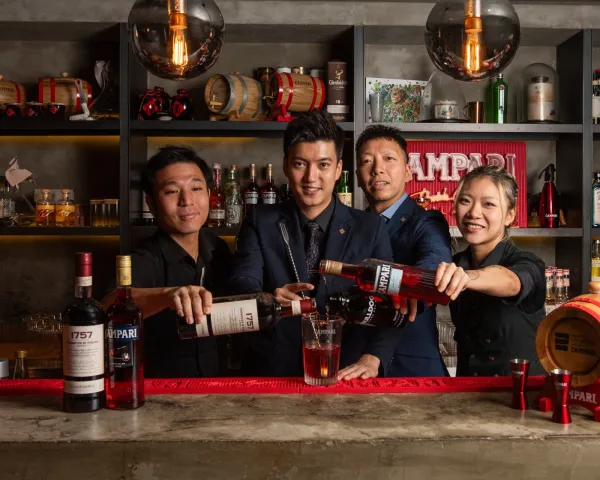Campari Red Corner x Carrots at Alibi Wine Dine Be Social