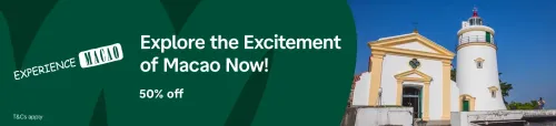50% OFF stays at Galaxy Macau hotels via Traveloka