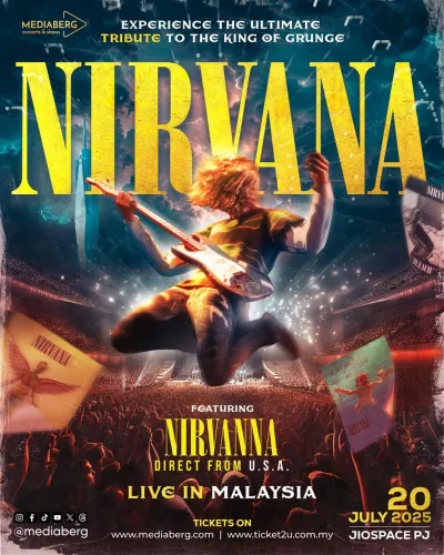 Nirvana Tribute Experience Tour Live in Malaysia