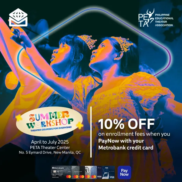 10 OFF on PETA Summer Workshop