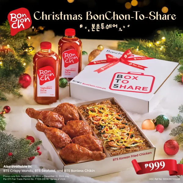 Bonchon Christmas Bonchon To Share