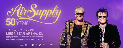 Air Supply 50th Anniversary Celebration in Kuala Lumpur