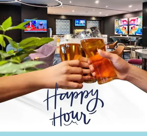 Happy hour at window lounge