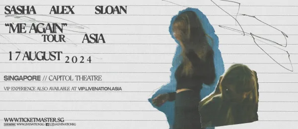 Sasha Alex Sloan Me Again Tour Asia Singapore