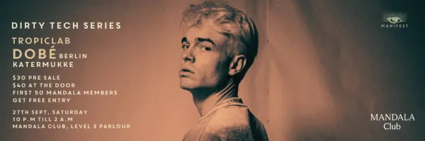 Dirty Tech feat DO Be Berlin at Mandala Club