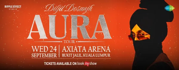 Diljit Dosanjh AURA Tour in Kuala Lumpur