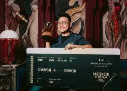 Tryson Quek Crowned World Class Bartender of the Year in Singapore