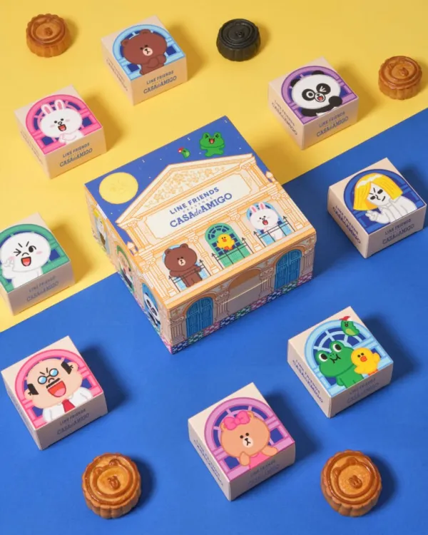 LINE FRIENDSS MID AUTUMN FESTIVAL MOONCAKE GIFT BOX 2 768x960