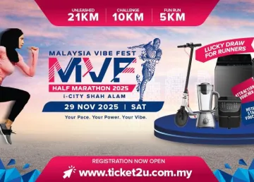 Malaysia Vibe Fest 2025 Half Marathon & Concert I-city Shah Alam
