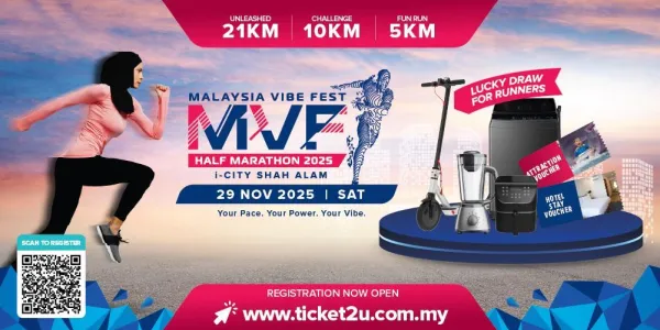 Malaysia Vibe Fest 2025 Half Marathon Concert I city Shah Alam