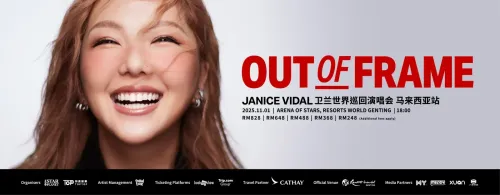 Janice Vidal OUT OF FRAME World Tour in Malaysia