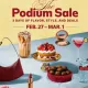 The Podium 3‑Day Sale
