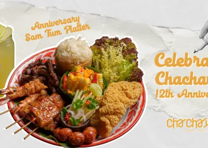 Chachawan 12th Anniversary November Specials