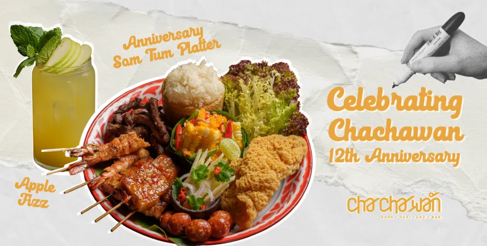 Chachawan 12th Anniversary November Specials