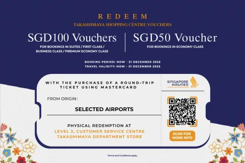 Singapore Airlines x Takashimaya S.C. Tourists Exclusive Promotion
