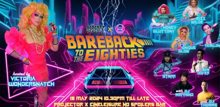 4. QABARET Bareback to the 80s!