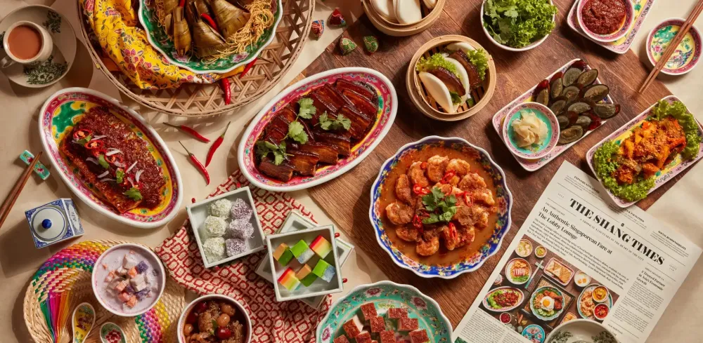 7. Peranakan Heritage Delights at The Lobby Lounge