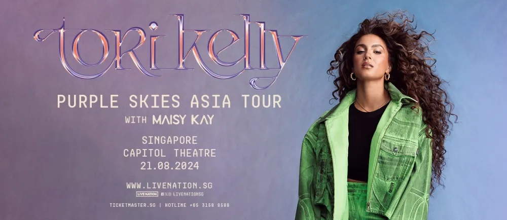 10. Tori Kelly - Purple Skies Asia Tour in Singapore