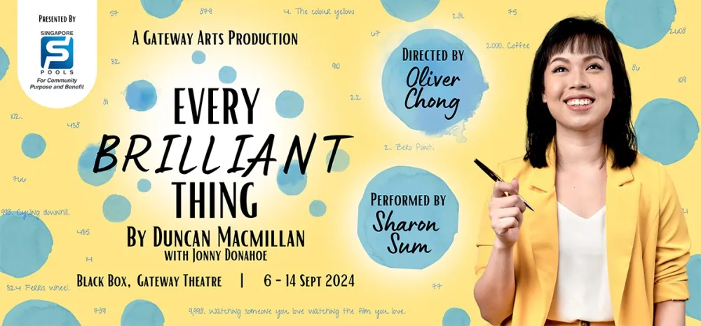 1. 'Every Brilliant Thing' on Stage