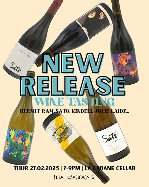 2 La Cabane Wine Cellar's New Release Wine Tasting