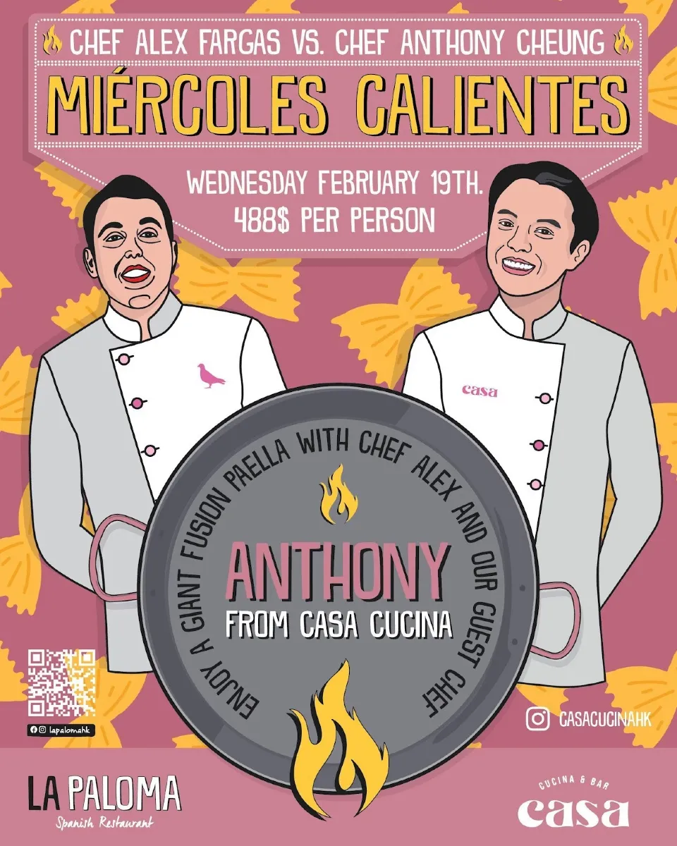 4 Chef Alex Fargas vs. Chef Anthony Cheung: MIERCOLES CALIENTES