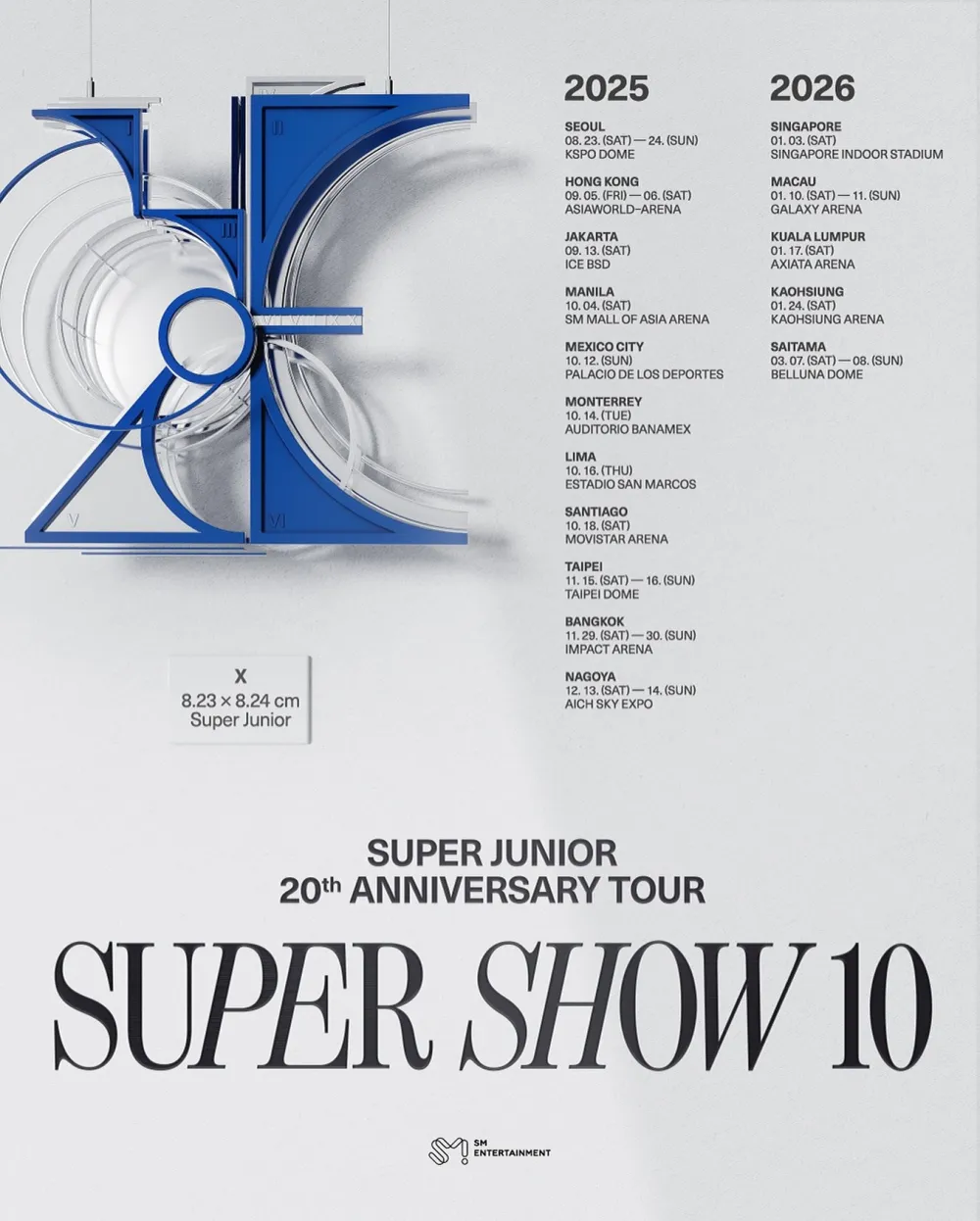 3 SUPER JUNIOR 20th Anniversary TOUR 'SUPER SHOW 10' in Hong Kong