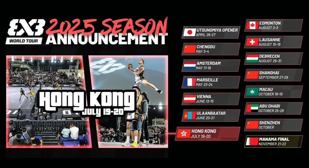 9 FIBA 3x3 World Tour Hong Kong 2025