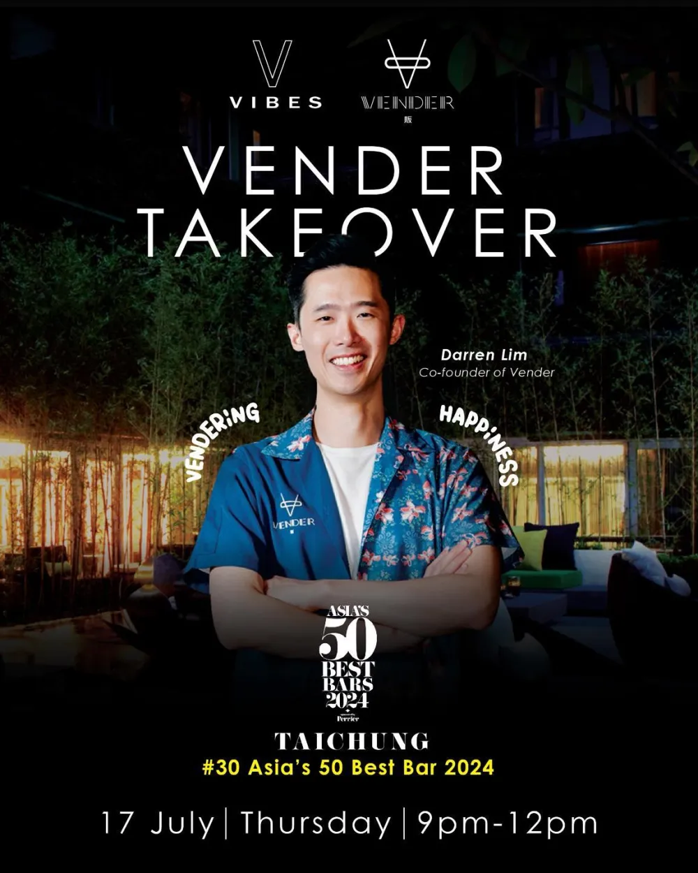 1 Vibes x Vender Takeover – A Taste of Singapore from Taiwan