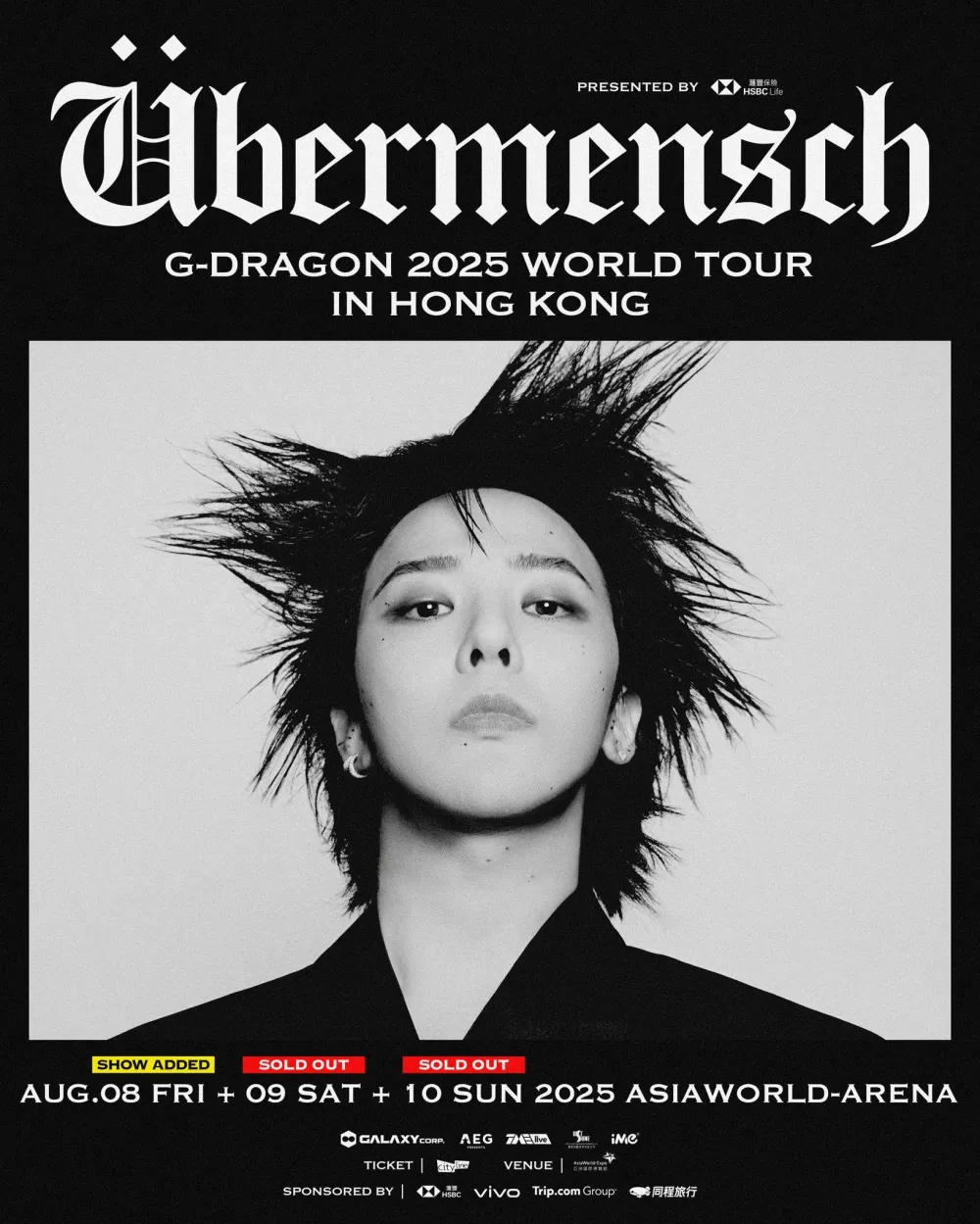 4 G-DRAGON 2025 World Tour 'Übermensch' in Hong Kong