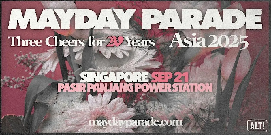 7 Mayday Parade 'Three Cheers For 20 Years' in Singapore 2025