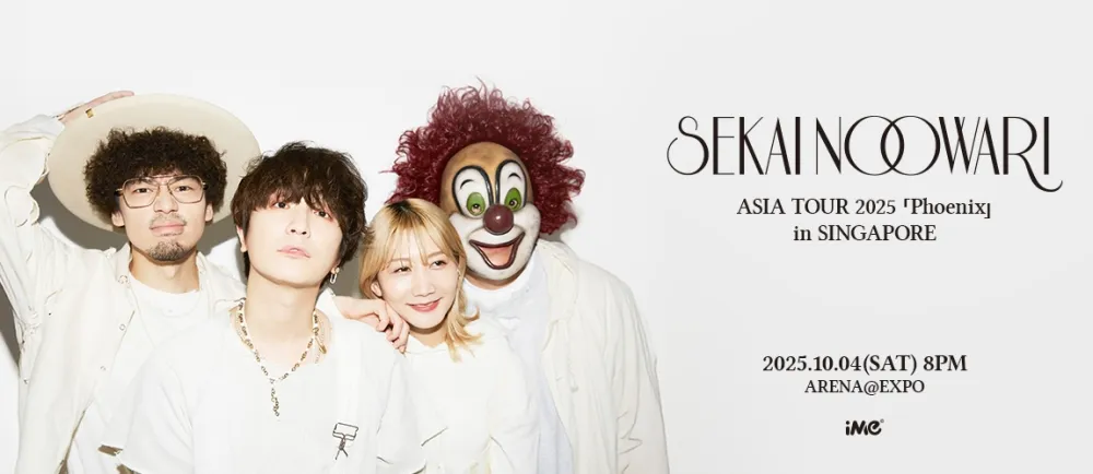 5 Sekai No Owari Asia Tour 2025 'Phoenix' in Singapore