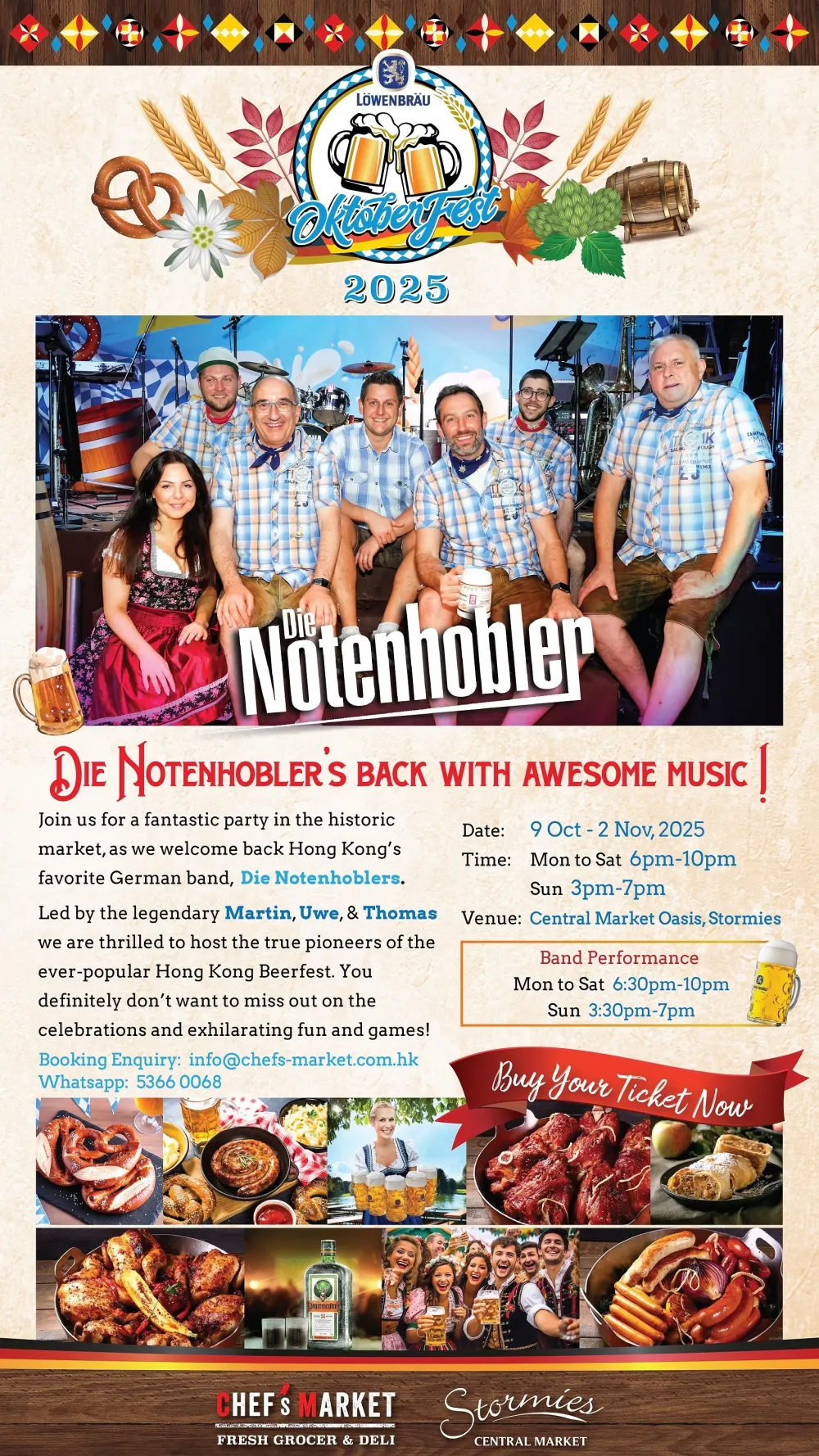 4 Chef’s Market & Stormies Oktoberfest 2025