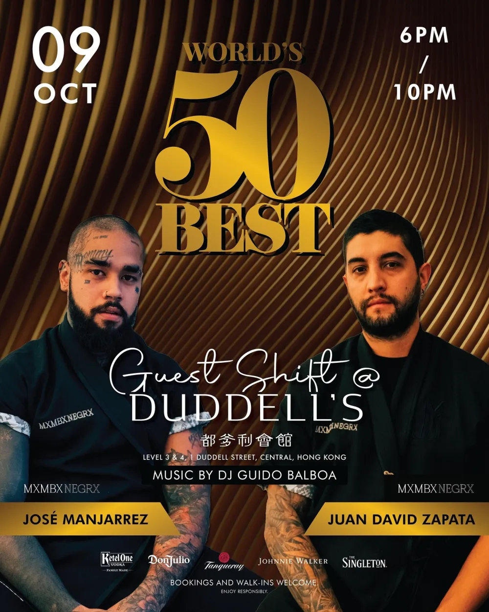 3 Guest Shift at Duddell's feat. Mamba Negra