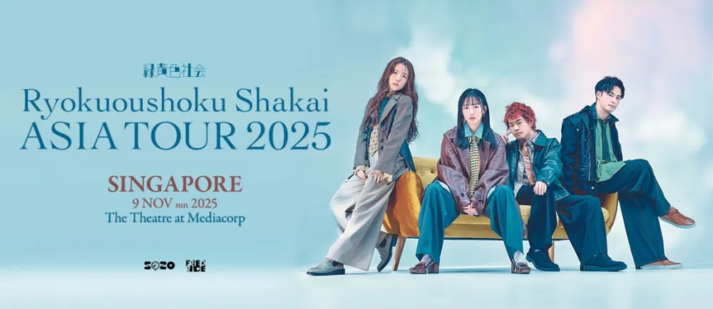 5 Ryokuoushoku Shakai ASIA TOUR 2025 in Singapore