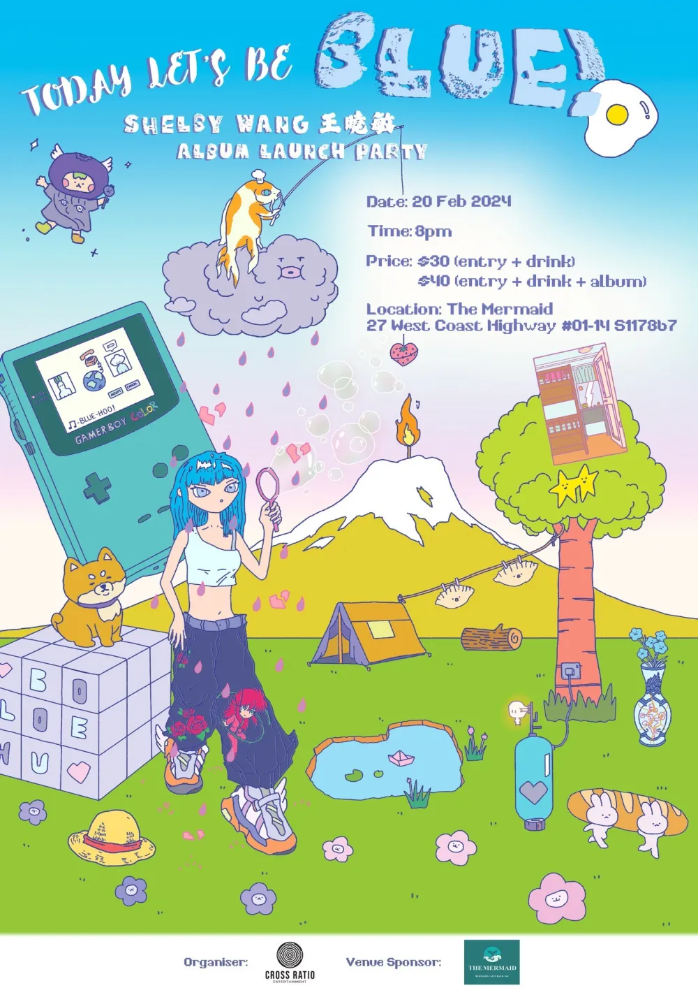 Today Let’s Be Blue! - Shelby Wang Album Launch Party