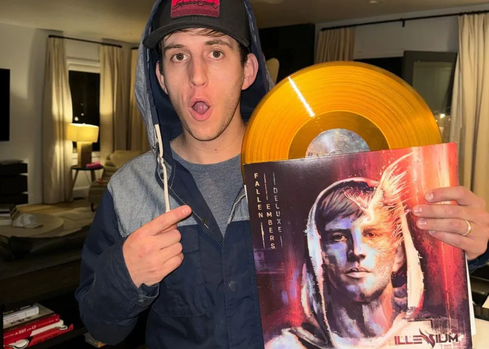 illenium holding a copy of his vinyl record, hong kong creamfields 2024 headliners