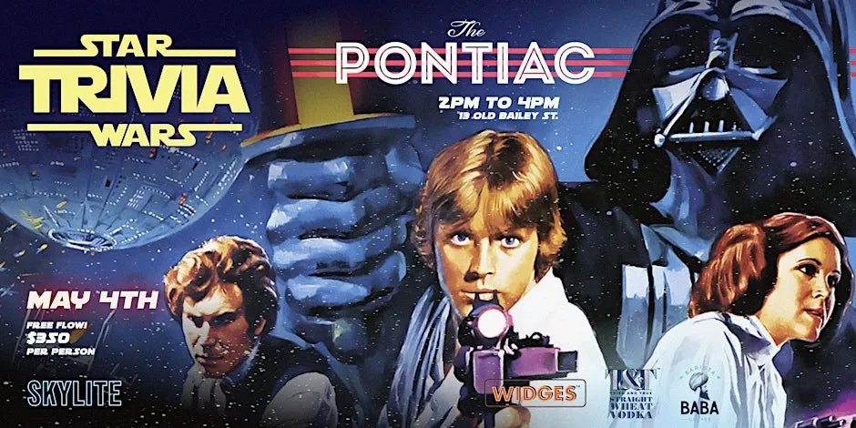 Star Wars Trivia at The Pontiac in Central