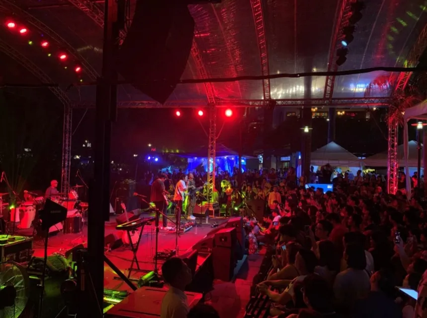 A scene from Fete de la Musique 2019