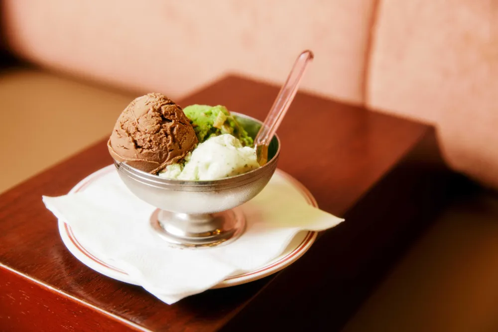 colorful gelato