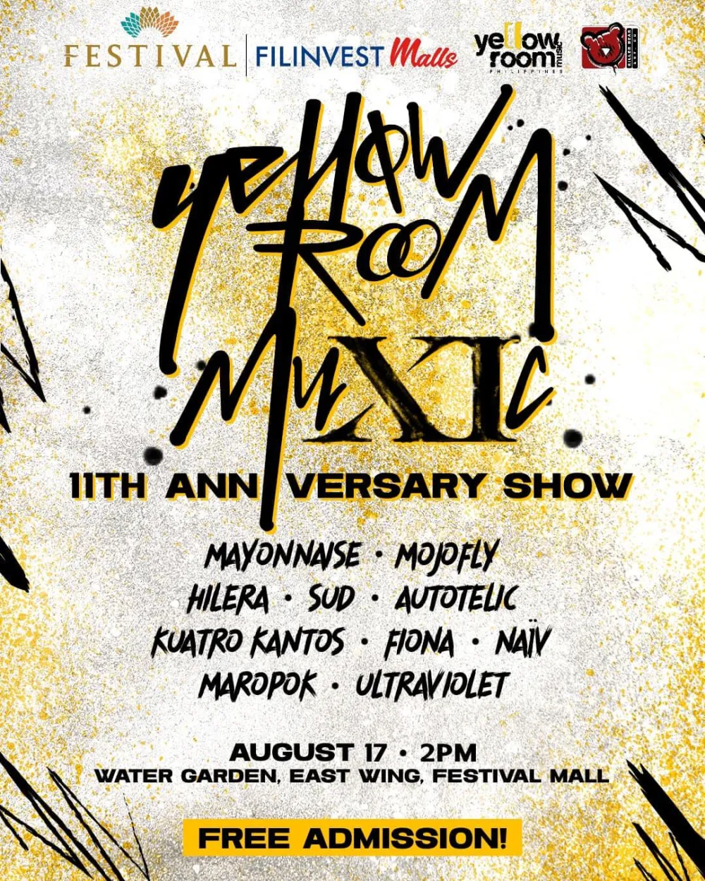Yellow Room Music 11th Anniversary Show