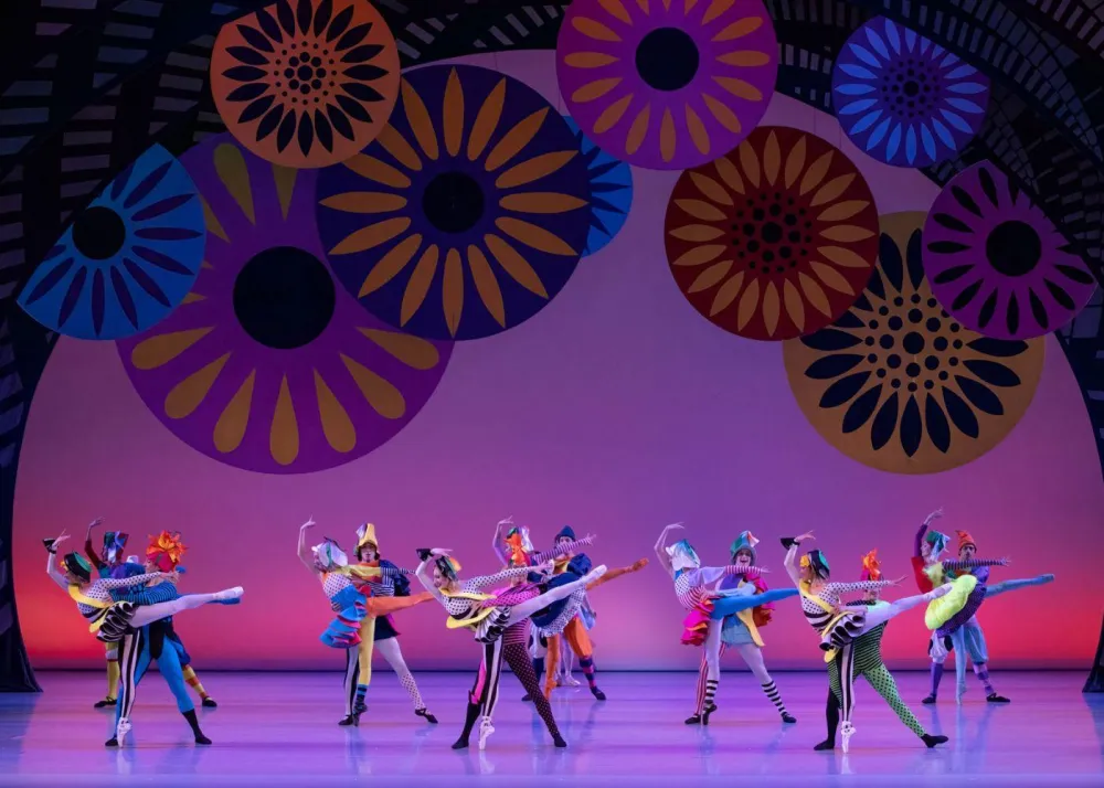 Whimsical ballet dancers in Oz