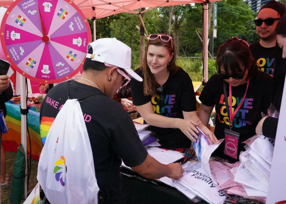 LGBTQIA+ booths