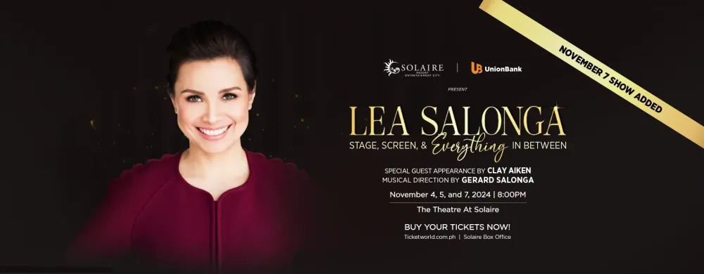2. Lea Salonga 'Stage, Screen, & Everything in Between stage play event poster