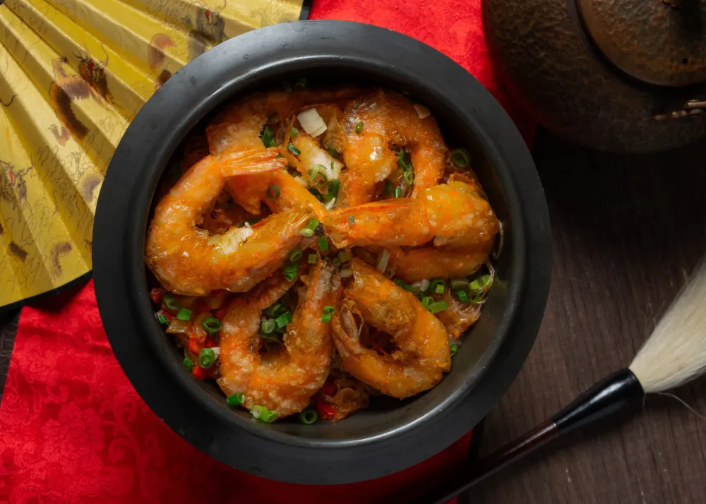 ﻿Prawn Vermicelli Claypot
