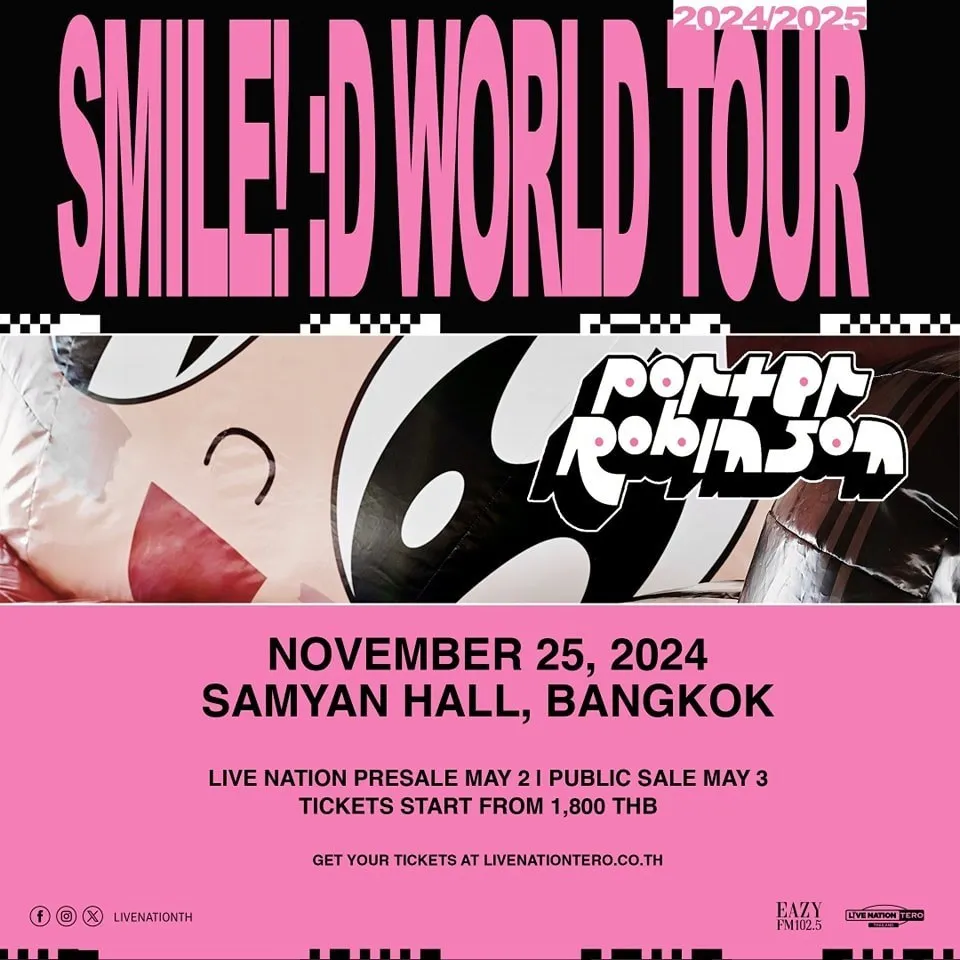 Porter Robinson SMILE! :D World Tour Live in Bangkok