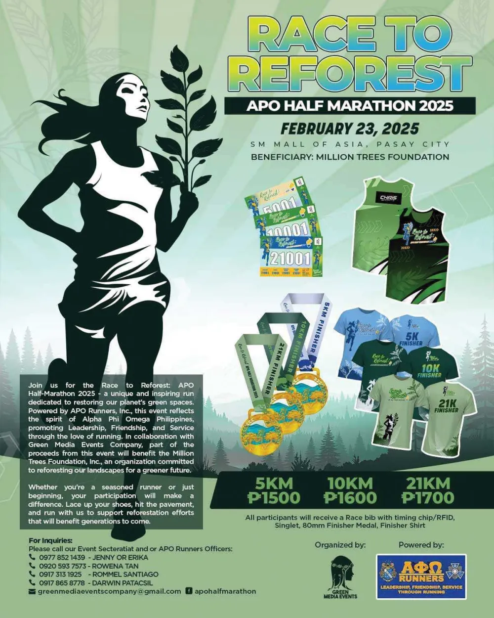 Race to Reforest: APO Half Marathon 2025