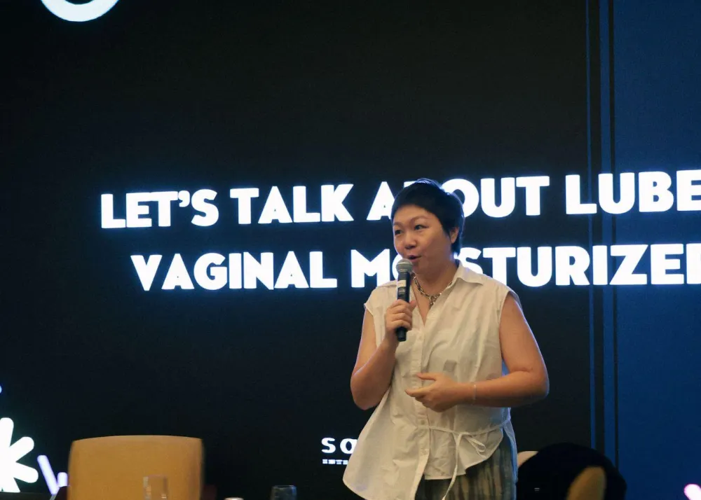 Vera at panel talk