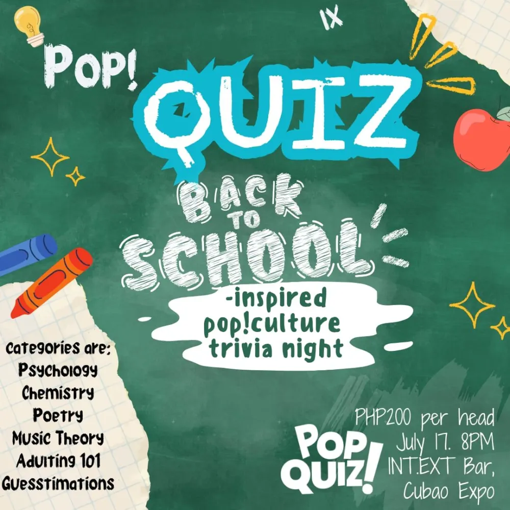 PopQuiz: A Back to School Trivia Night
